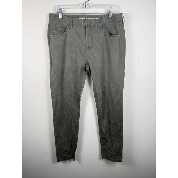 RHONE Other - Rhone Mens Commuter Five-Pocket Pants‎ Olive Green Slim Fit 101253 Size 35